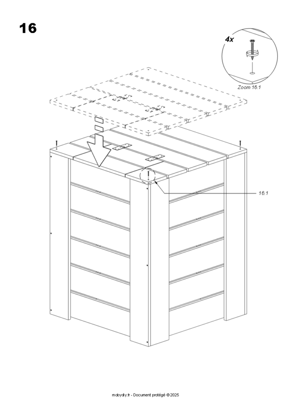 Guide de montage PDF - Composteur bois 80x80 – Image 4